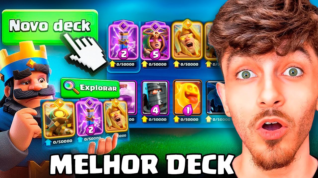 ESSE &Eacute; O MELHOR DECK DO CLASH ROYALE ATUAL! DECK DO TOP 1! 👑⚔️