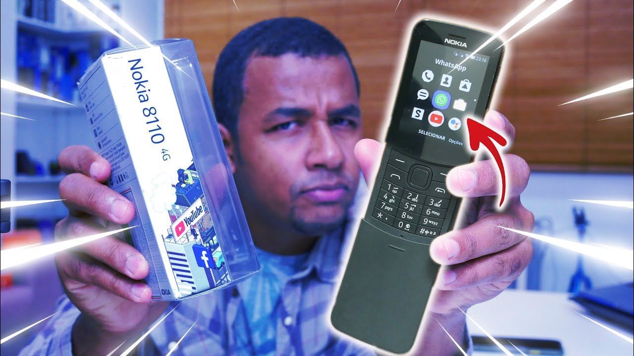 NOVOS CELULARES com SISTEMA DIFERENTE ‎| KaiOS ‎| Nokia 8110 4G