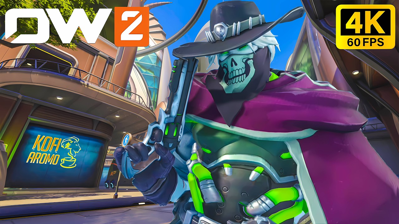 Overwatch 2 Multiplayer Gameplay Cassidy Hero No Commentary [4K]
