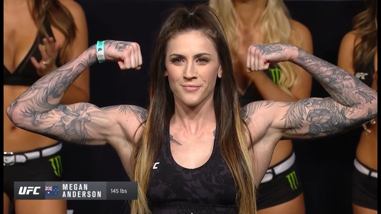 Megan Anderson vs. Norma Dumont - Weigh-in Face-Off - (UFC Fight Night: Benavidez vs. Figueiredo)