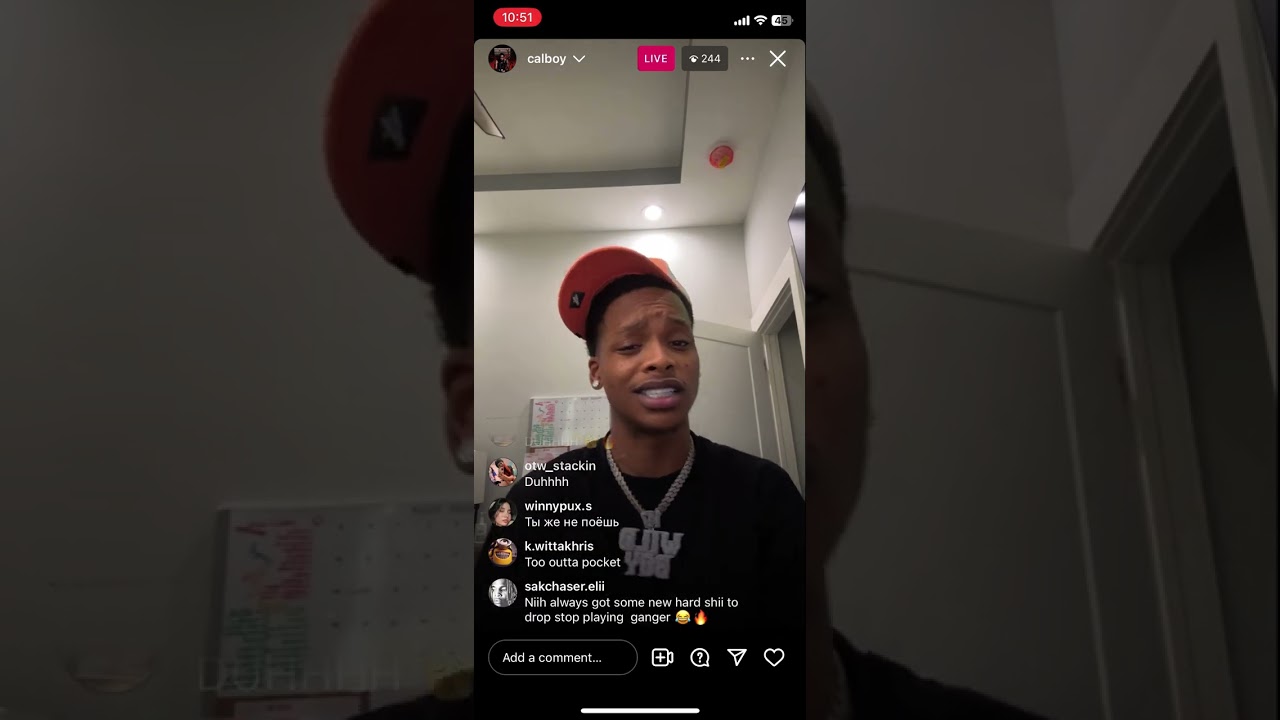 Calboy Previews Unreleased Song On Live