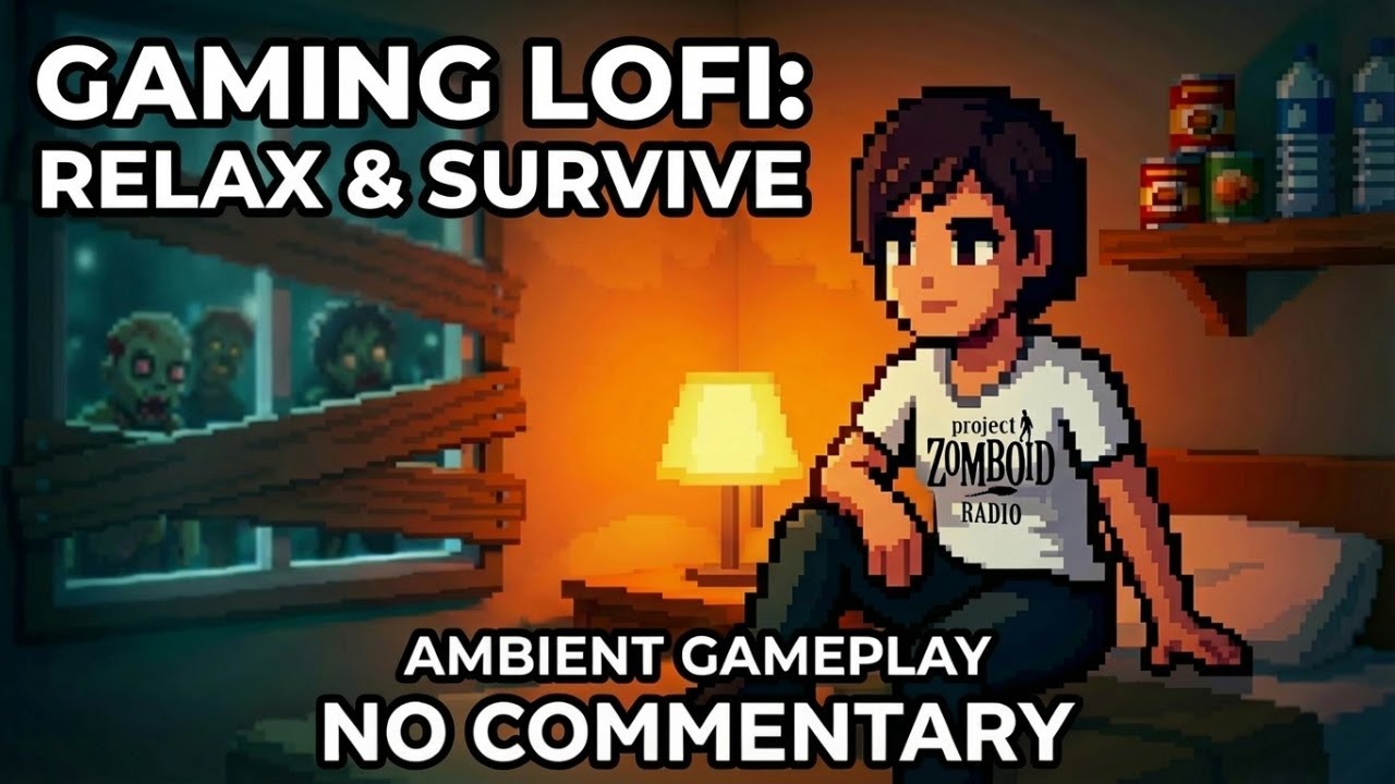 🟢LIVE | Lofi, Chill Beats, & Survival #GameplayNoCommentary #ProjectZomboid