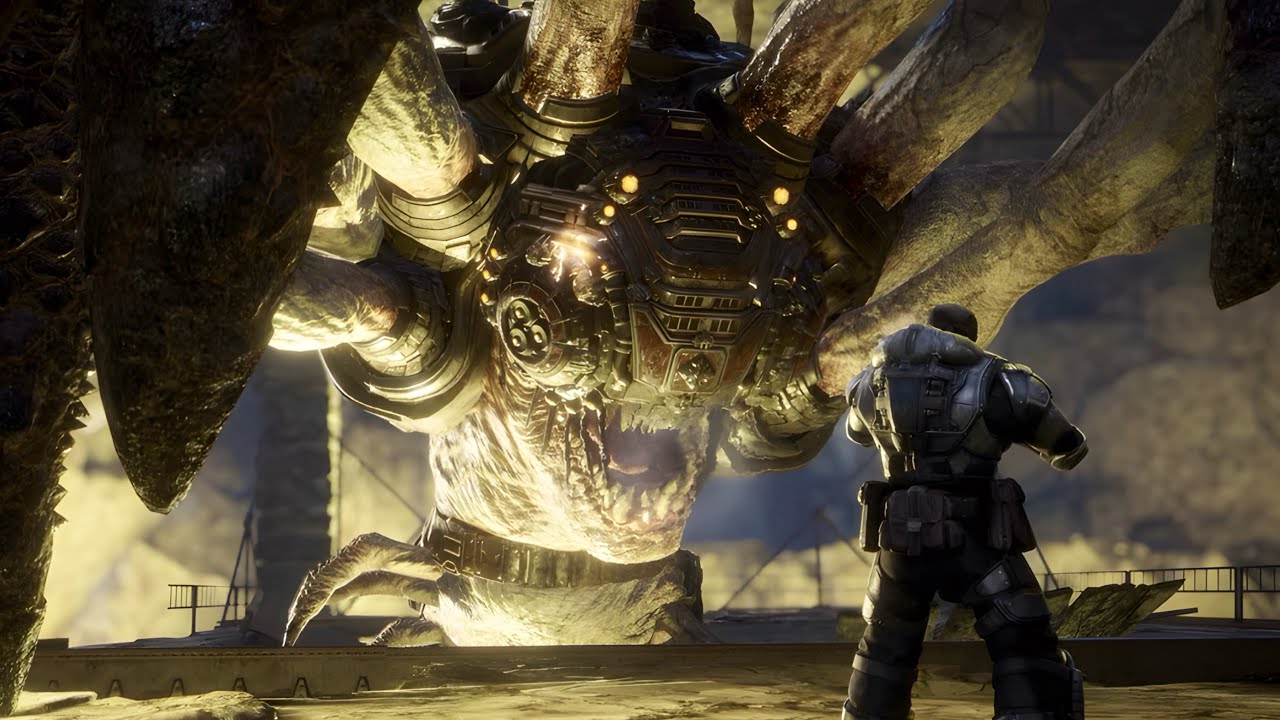 Corpser Boss Fight - Gears of War Reloaded - Ps5 Pro