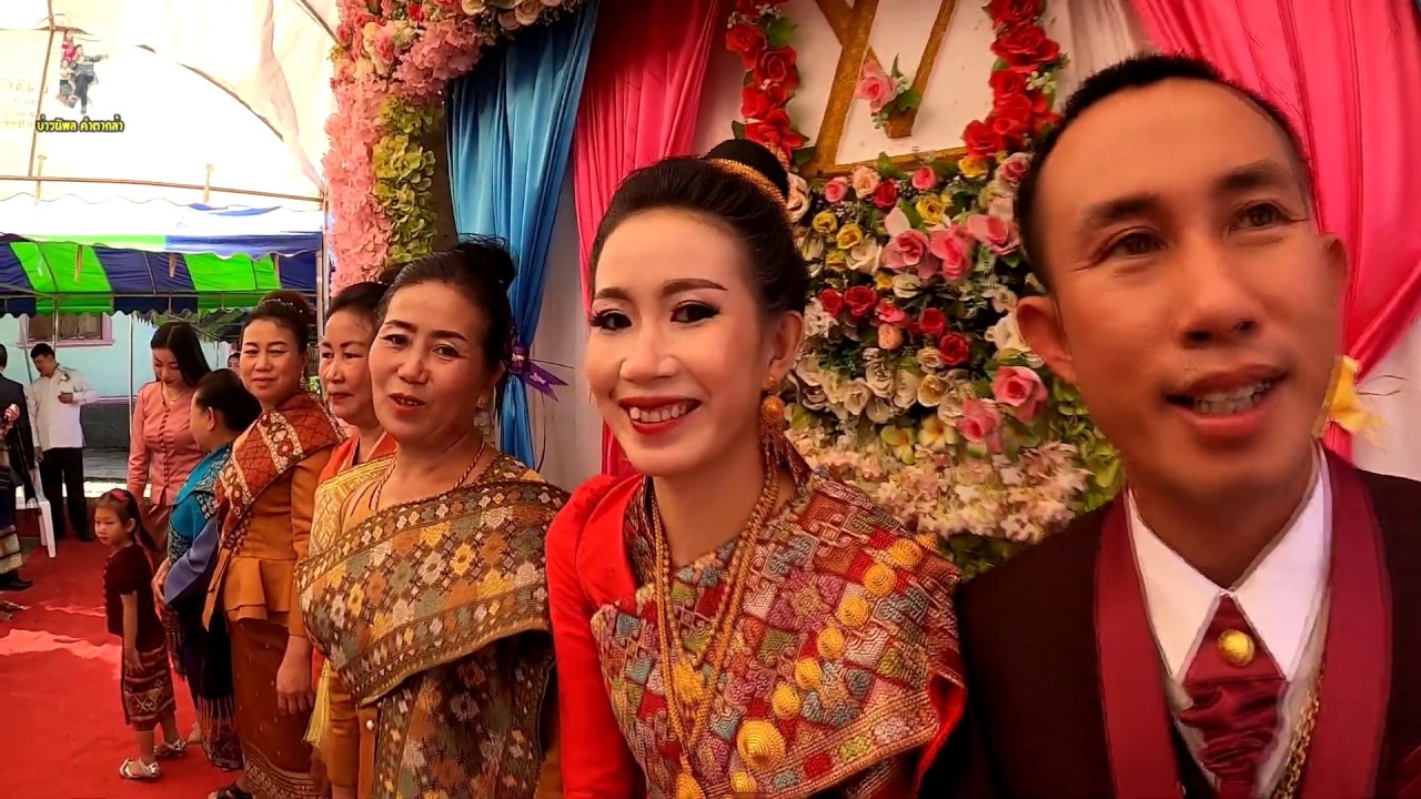 ความขี้ดื้อของสาวลาวในงานดอง
