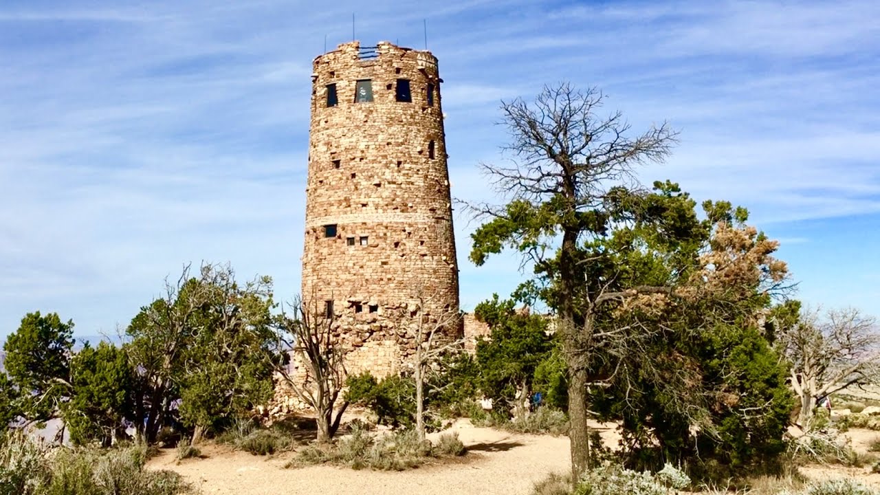 DESERT VIEW WATCH TOWER! GRAND CANYON NATIONAL PARK. ARIZONA.