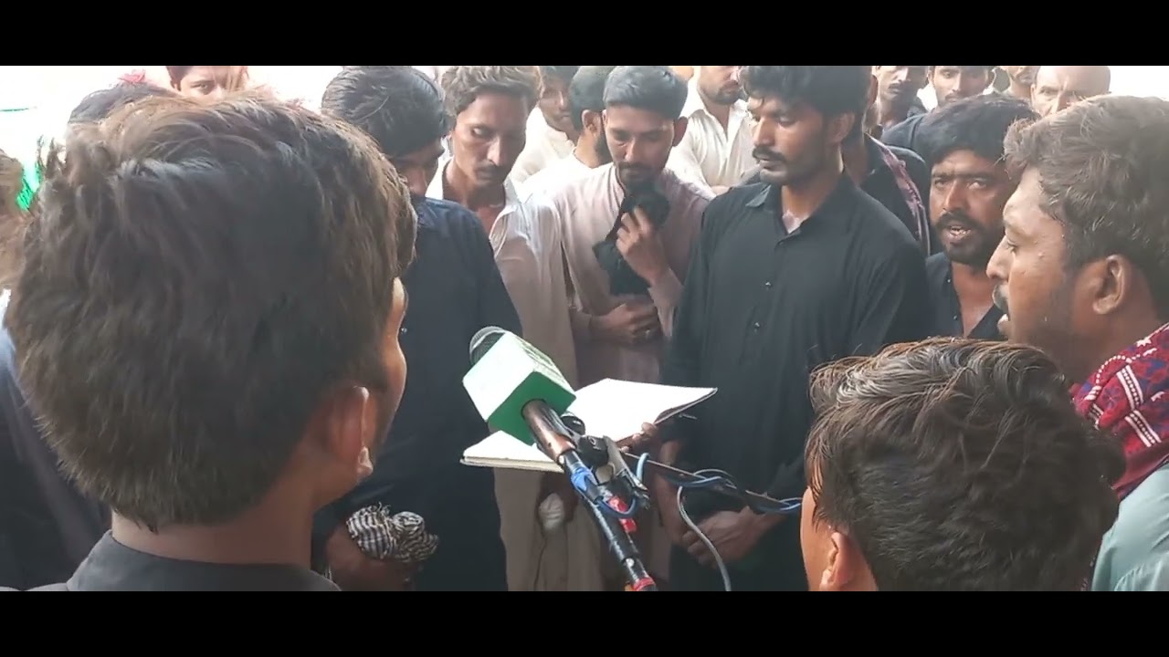 نوحہ ہے بھیڑ بہوں بدماشاں دی بیمار تے منت اے لاوہ میڈی ما دا نام نہ چاوہ ماتمی سنگت الحسینی جوہرآباد