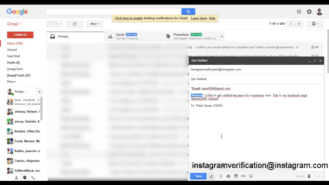 How TO VERIFY YOUR INSTAGRAM ACCOUNT 2018   How to get verified on Instagram 2017   WATCH