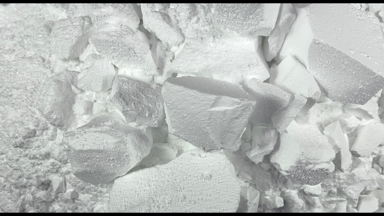 ASMR ~ 8 BLOCKS PLAIN BROKEN GYM CHALK CRUMBLE ~ SATISFYING