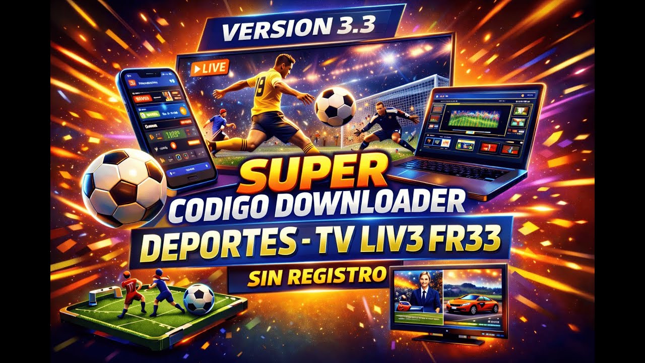 SUPER CODIGO DOWNLOADER | SIN REGISTRO - TV LIV3 - VERSION 3.3 | SMART TV-SMARTPHONE-EMULADOR