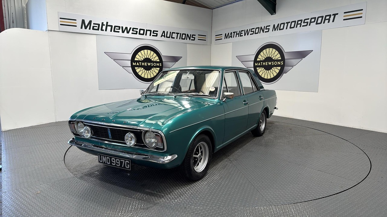 Ford Cortina 1969 года | Mathewsons Classic Cars | Аукцион: 15, 16 и 17 апреля 2026 года