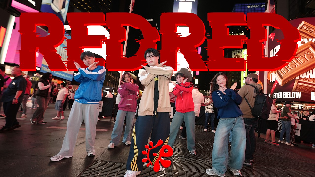 [KPOP IN PUBLIC NYC - TIMES SQUARE] CORTIS (코르티스) 'REDRED' Dance Cover by ONEDANCE CREW