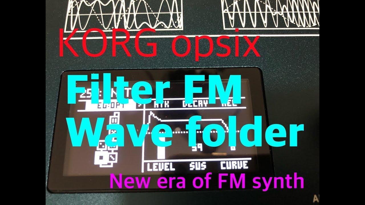 KORG opsix programming ep3: Filter FM and Wave folder operator mode