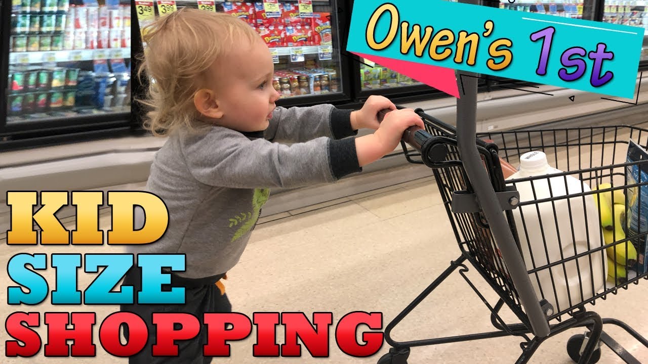 Shopping WITH OWEN!! Family Fun Pack Shopping