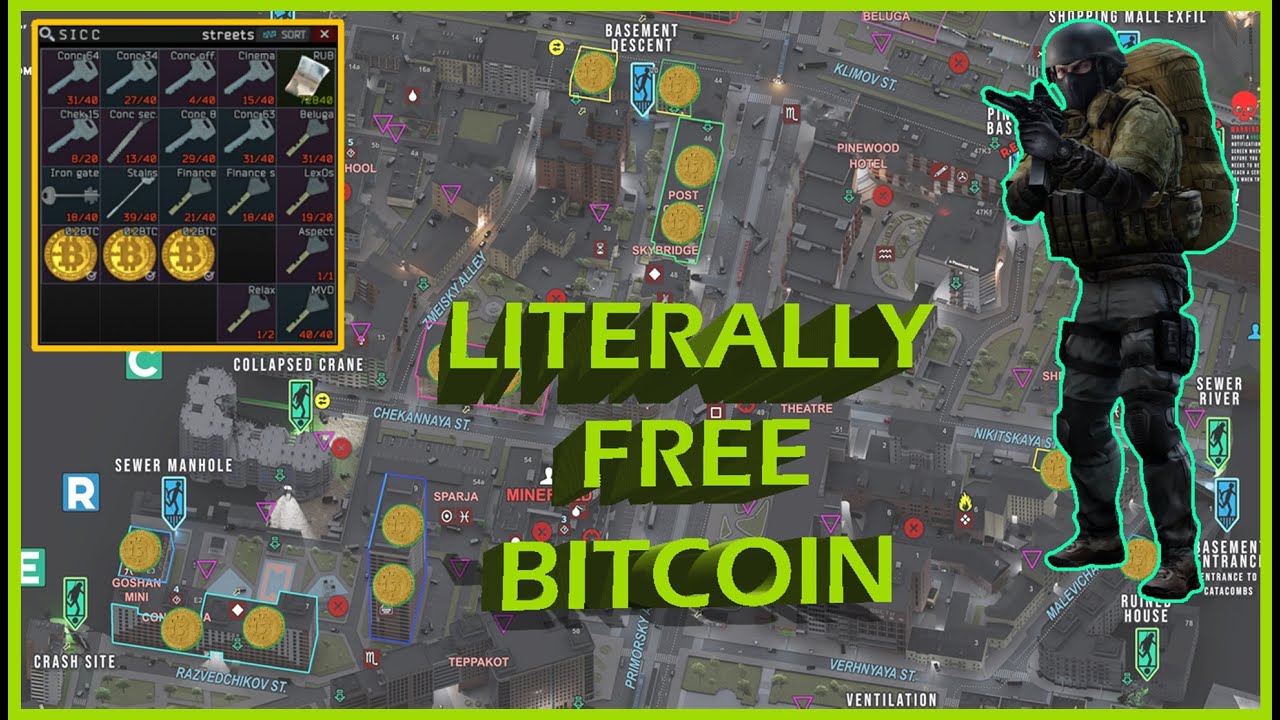 No one is looting these FREE BTC spawns on Streets of Tarkov: Bitcoin Farm Ep.6