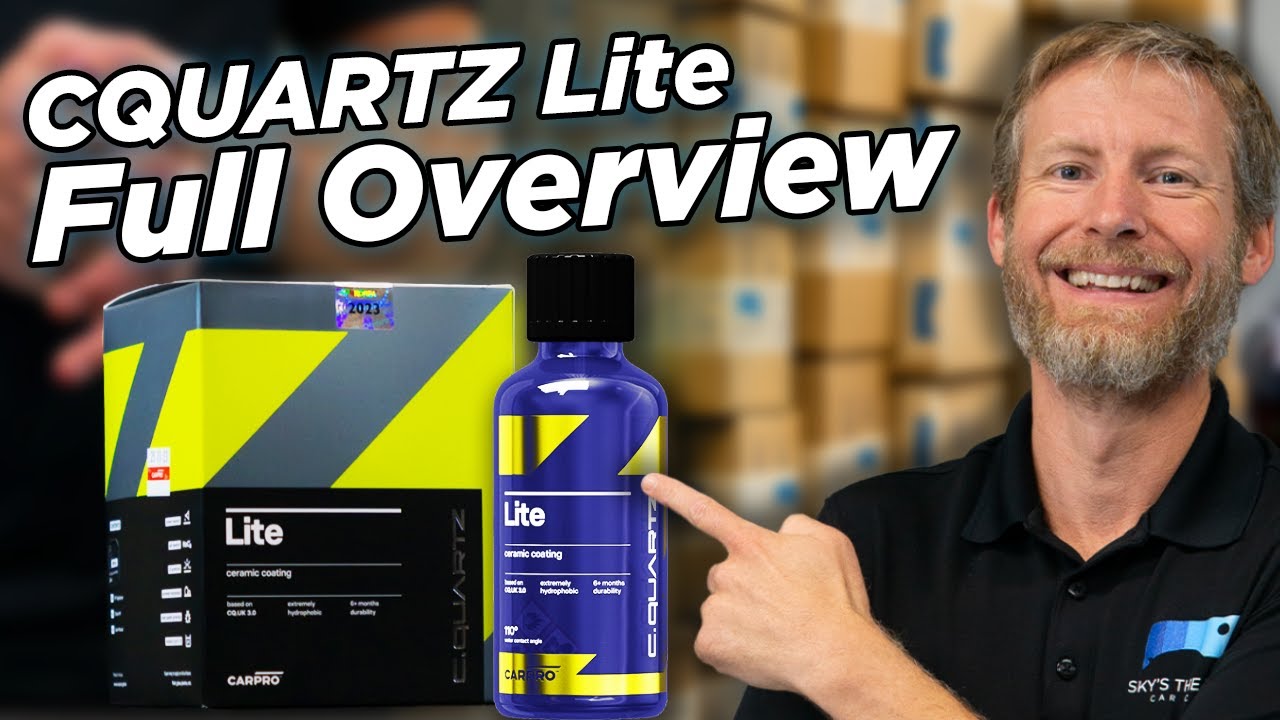 Лучшее керамическое покрытие начального уровня? Применение и обзор CQUARTZ Lite