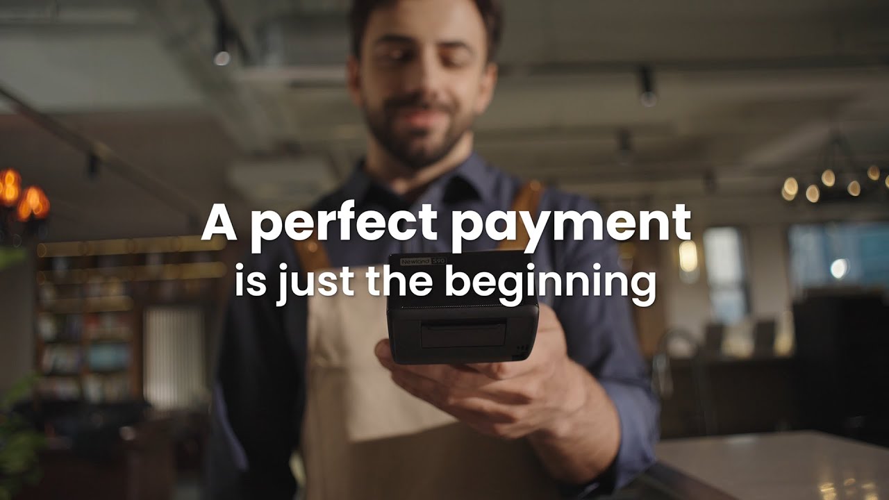 Newland NPT latest S-Series SmartPOS: next-generation S90 - on-location video