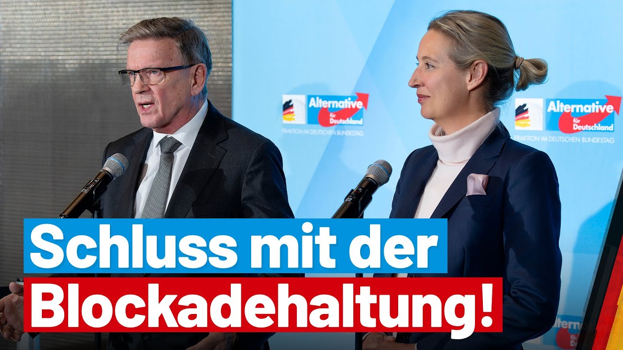 AfD-Fraktion stellt Kandidaten für das Amt des Bundestagsvizepräsidenten vor