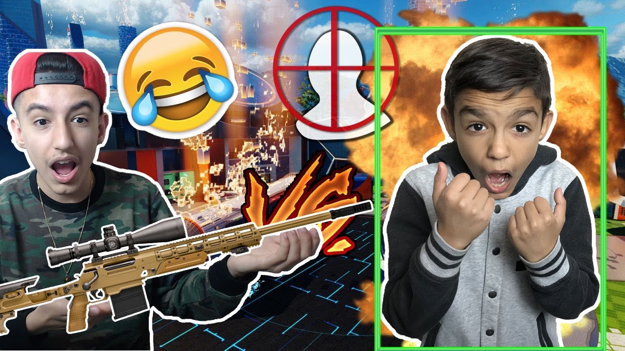 Aimbot Troll On Little Brother! Black Ops 3 1v1! (HILARIOUS RAGE)