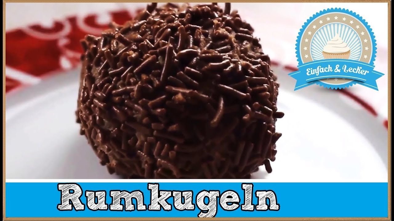 Rumkugeln selber machen - einfaches Rezept 🍪