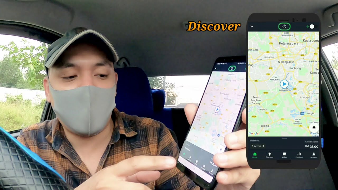 Panduan Grab: Cara-Cara Asas Penggunaan Aplikasi Grab (Home) khusus untuk pemandu baru (Beginner)