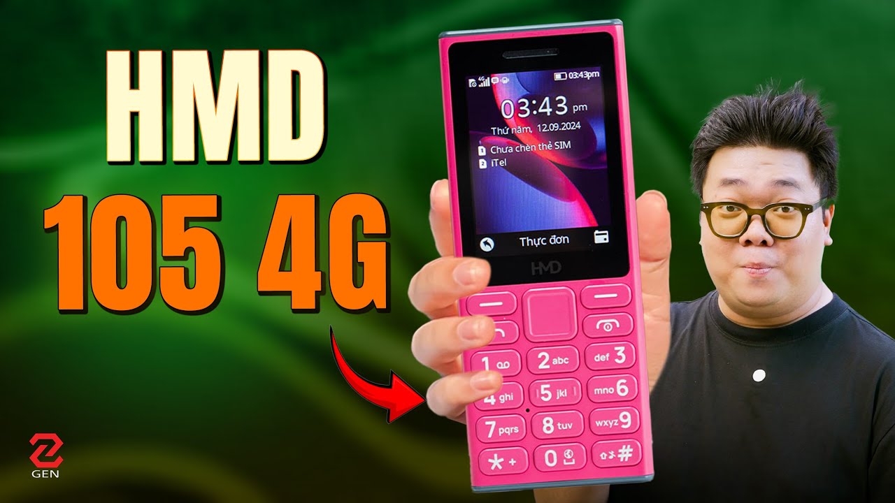 Review HMD 105 4G - Điện thoại 
