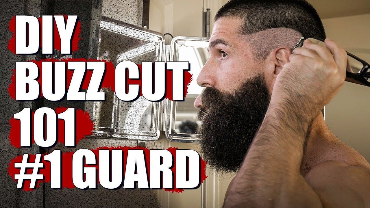 HOW TO CUT YOUR HAIR AT HOME BUZZ CUT AND BEARD (NUMBER 1 GUARD) DIY