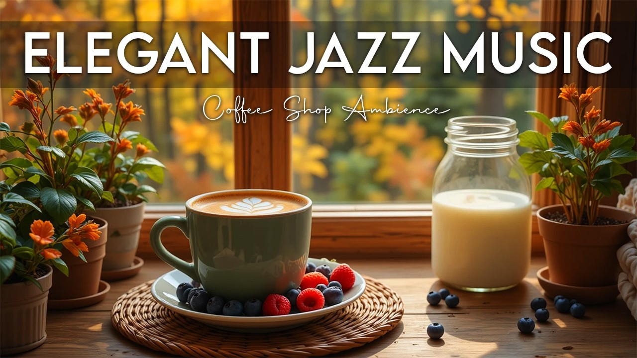 Elegant Jazz Music ☀️ Soft Bossa Nova Coffee for Peaceful Work, Study and Positive Daily Energy