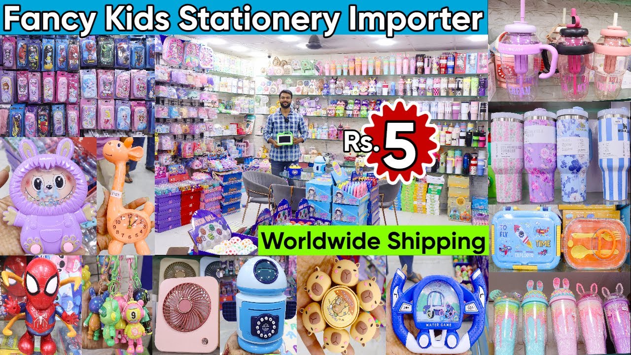 Premium Imported Fancy Kids Stationery Collection 2025 | Trendy Fancy Korean Stationery & Toys
