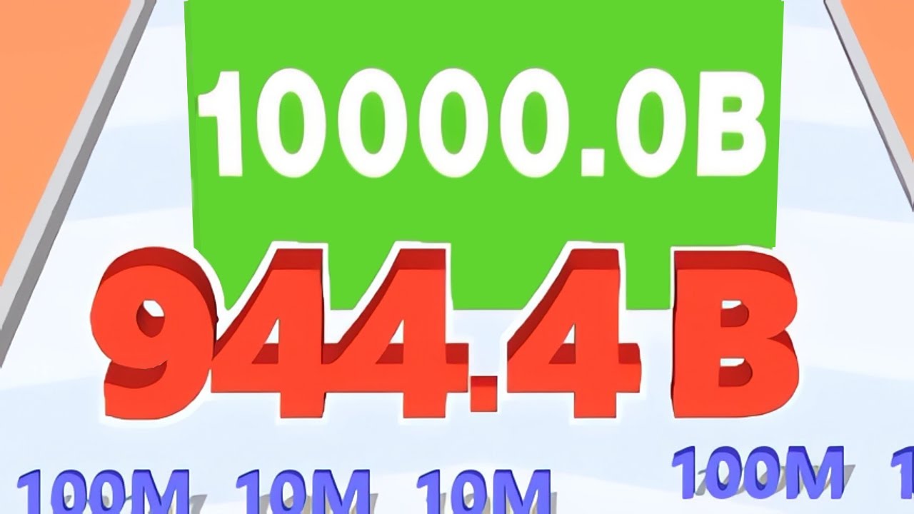 NUMBER DASH — 944.4 BILLION SCORE ON RED FIGURES! // Multiply & Grow (Gameplay*)