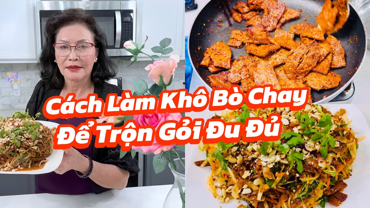 Đừng Bỏ Lỡ Cách Làm Khô Bò Chay Siêu dễ Tại Nhà..!