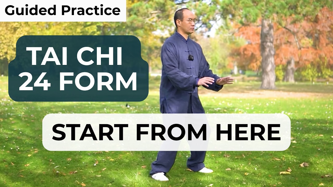 Yang Style 24 Form Tai Chi Step by Step: Commencing Form (Tutorial)
