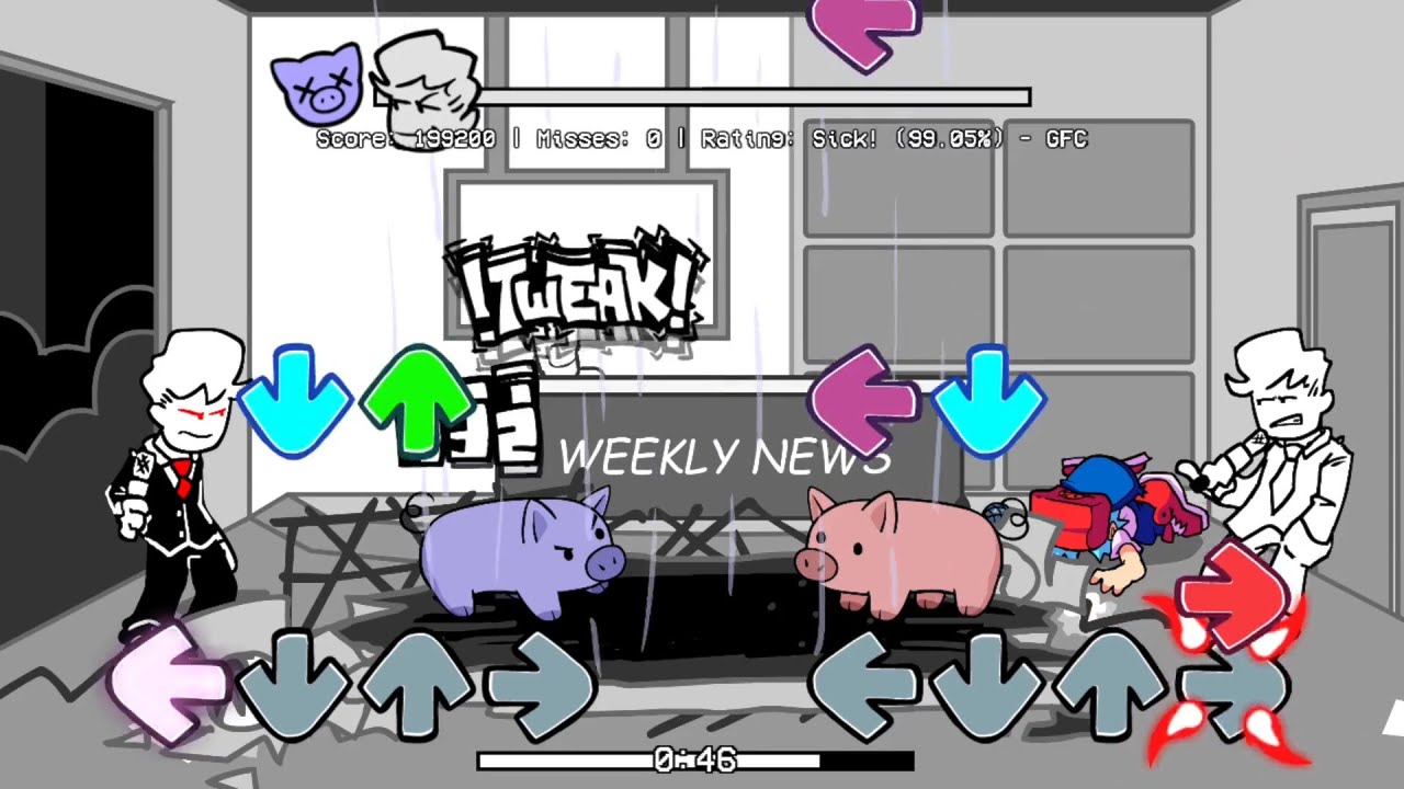 FNF Weekly [THE TWEAKING BOSSFIGHT] - Friends and Fellas (by Cloverderus & maddiesmiles) (FC)