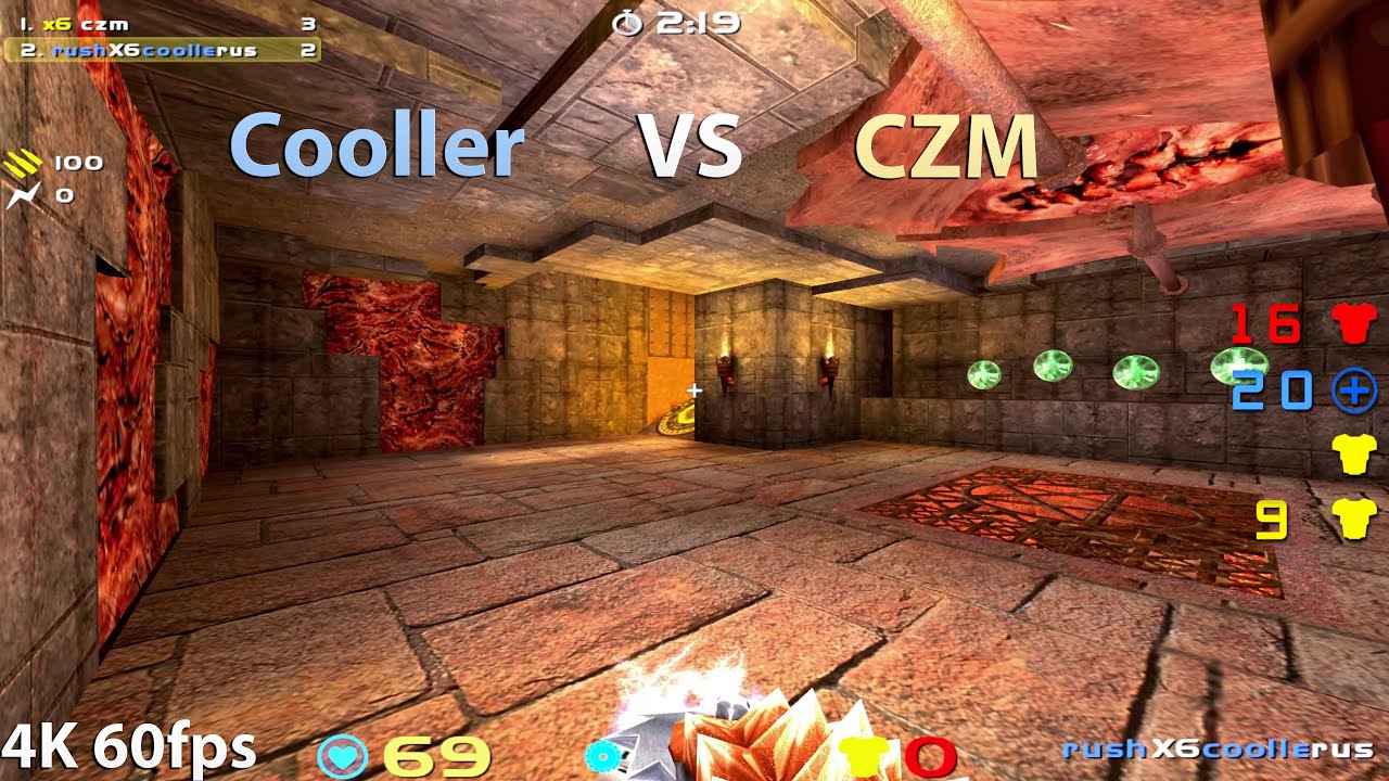 Cooller vs CZM - ESWC 2005 Quake3 Grand Final [Eng.Shoutcasting] 4k60fps