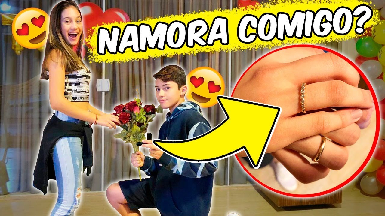 PEDIDO OFICIAL DE NAMORO💍🌹*ELE ME DEU ALIANÇA E MEU PAI FICOU MUITO BRAVO*🤬 ⚡︎ Na mala da Mila