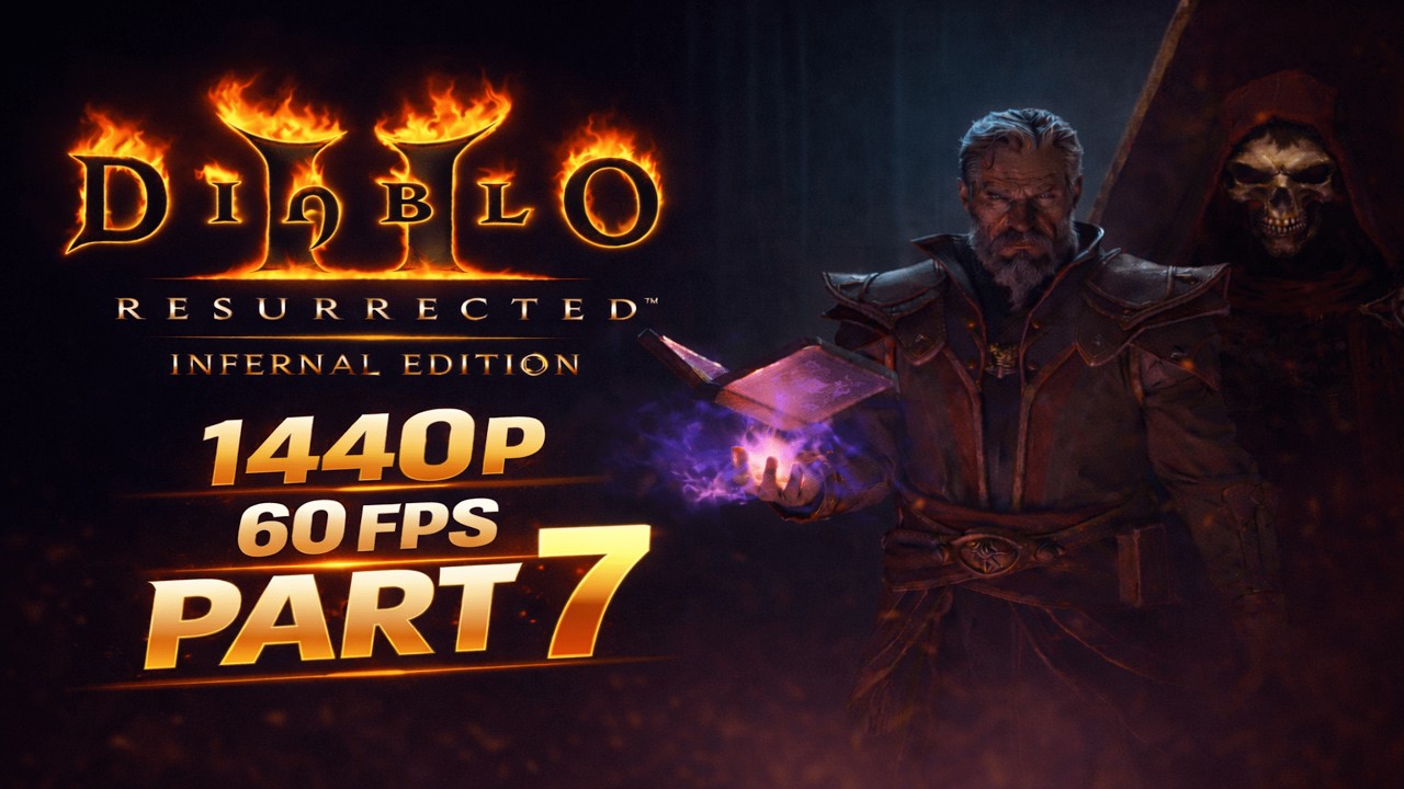 DIABLO 2: RESURRECTED - INFERNAL EDITION ENDING Gameplay Part 7 (FULL GAME 1440p60FPS) No Commentary