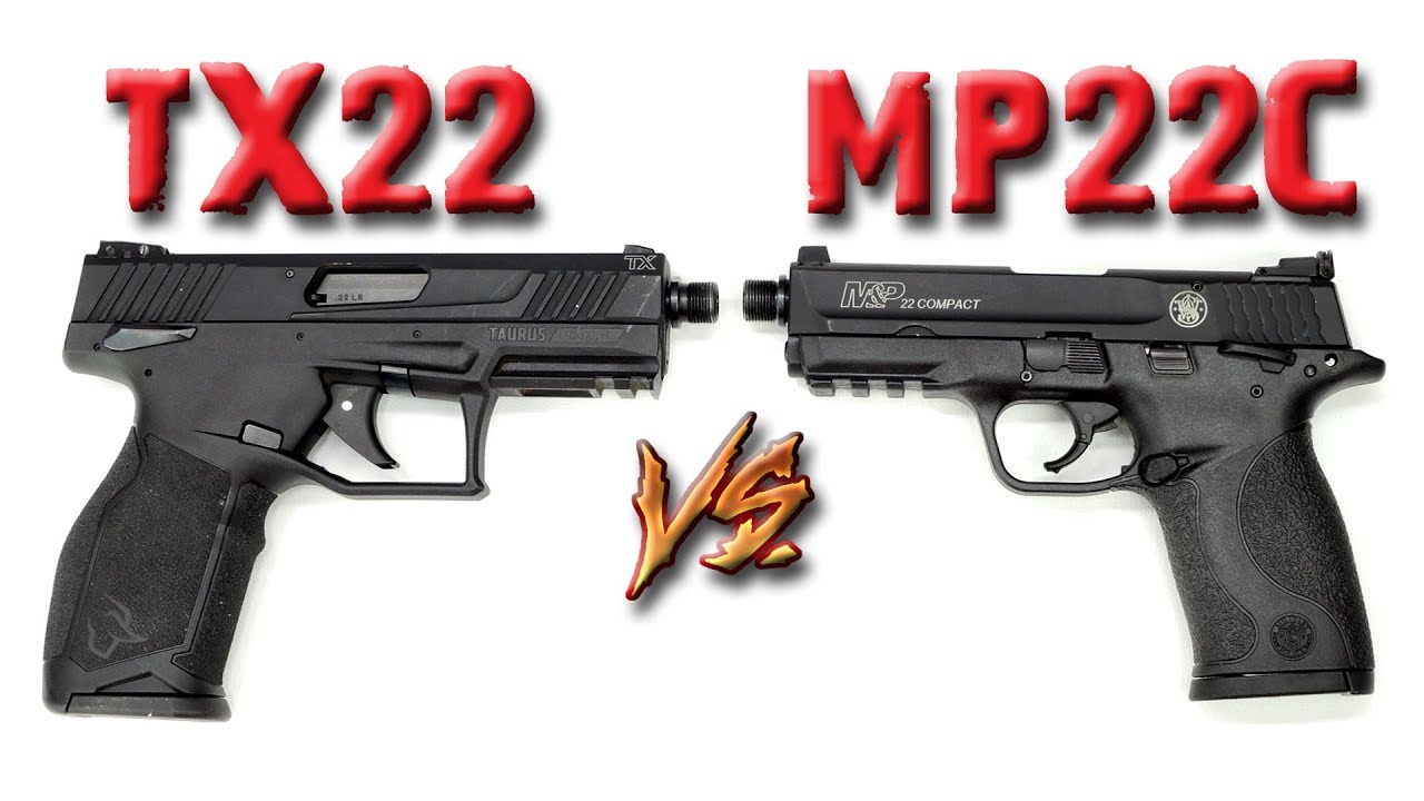 Taurus TX22 vs Smith M&P 22 Compact