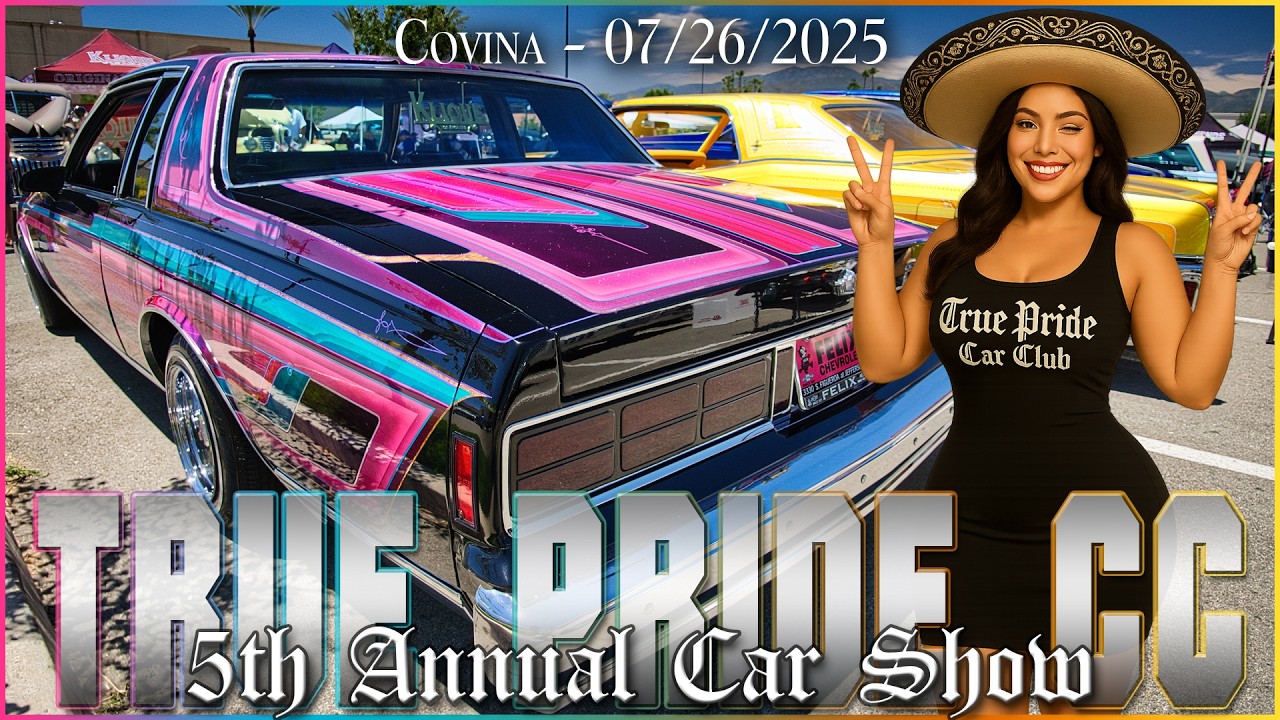 MASSIVE Lowrider Car Show in Covina! | True Pride CC 5th Annual Fundraiser (Full Recap)