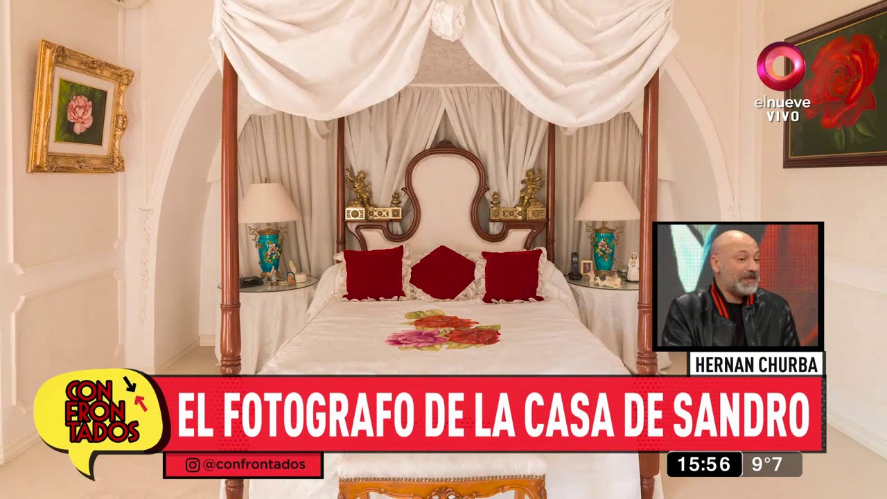 La intimidad de la casa de Sandro