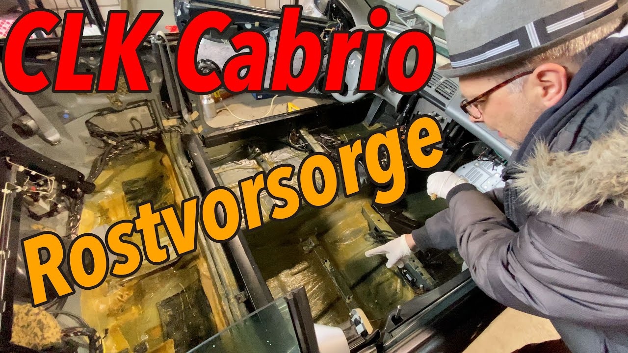 CLK320 Cabrio: Schritt für Schritt zum perfekten Rostschutz