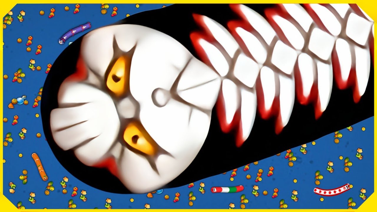 🐍WORMSZONE.IO | GIANT SLITHER SNAKE TOP 01 / Epic Worms Zone Best Gameplay! | Rahul Snake Game