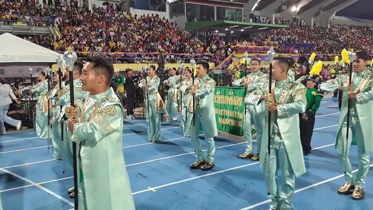 วงโยธวาทิตโรงเรียนพัทลุง โชว์หน้าประธาน+หน้ากองเชียร์ งานกรีฬากรีฑาจังหวัดพัทลุง 2567