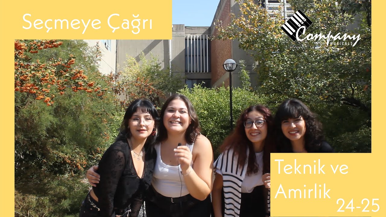 24-25 Teknik Yönetmeni ve Sahne Amirinden Seçmeye Çağrı