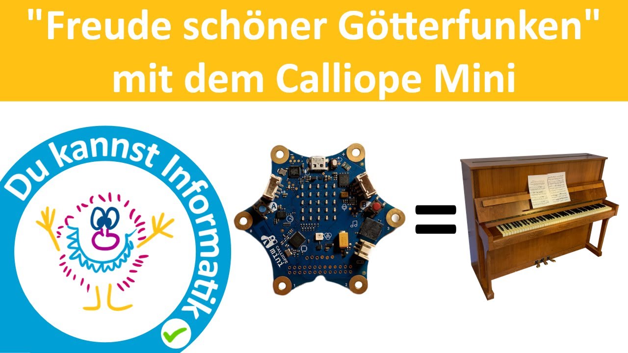 Musikinstrument – So machst du Musik mit dem Calliope Mini – Programmieren mit dem Calliope Mini