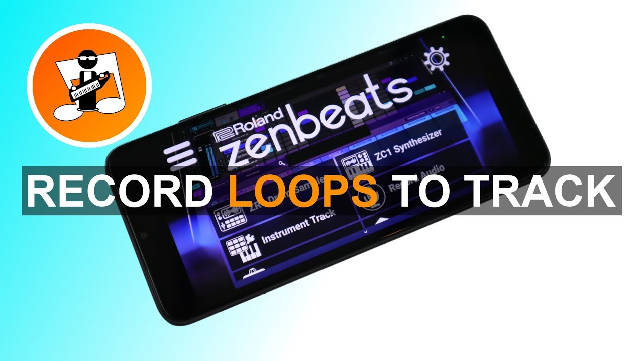 How to record loop clips to a song track in Zenbeats