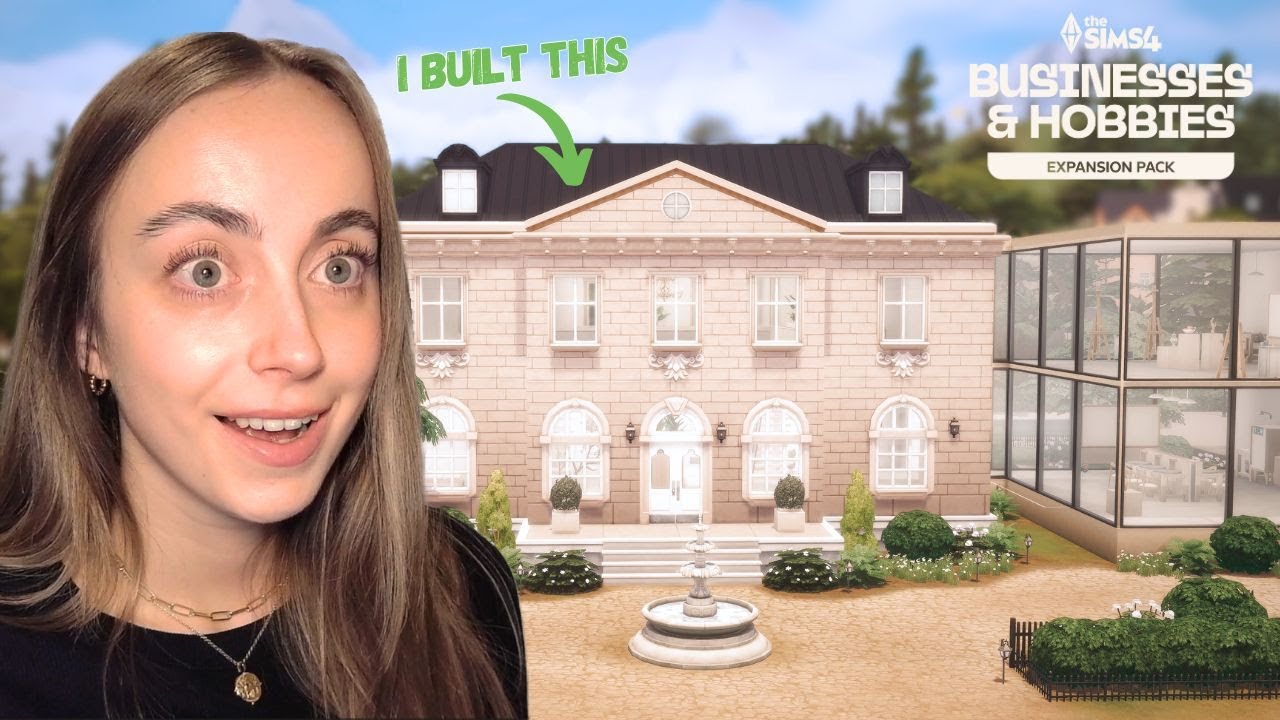 Я построил ОФИЦИАЛЬНЫЕ участки для бизнеса и хобби в Sims 4 👀