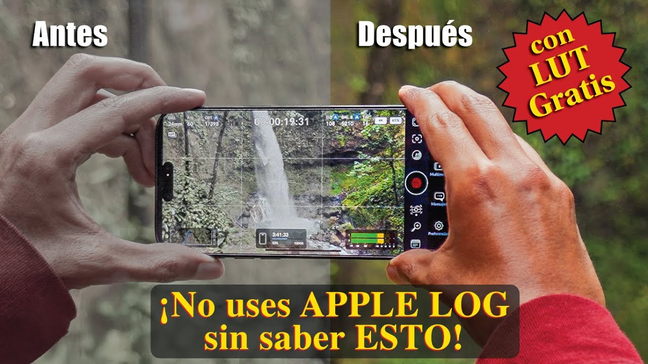 Gu&iacute;a Definitiva APPLE LOG + LUT GRATIS | Black Magic Camera App