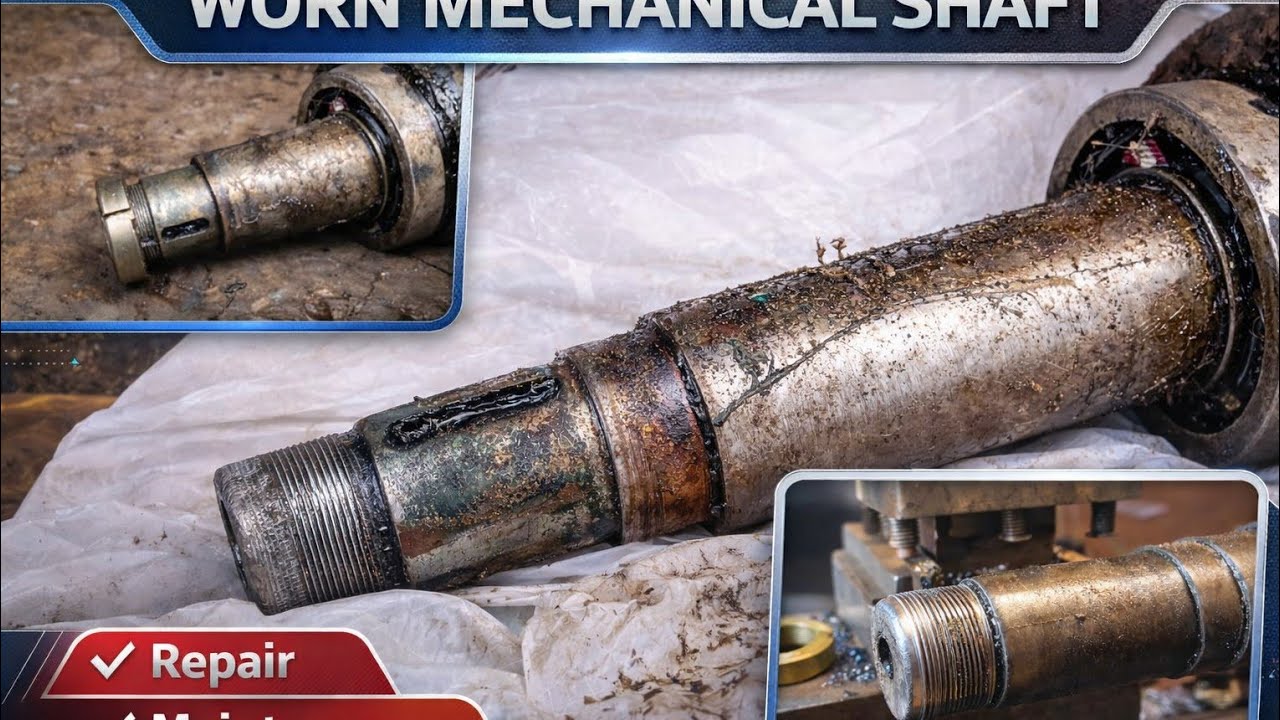 Worn Shaft Repair | Complete Restoration Process