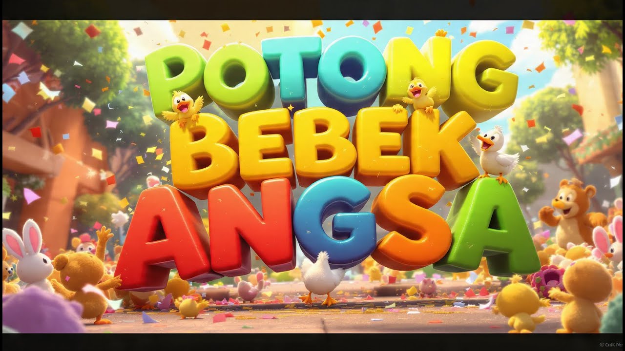 Potong Bebek Angsa 🦆🎶 Belajar Angka 1-4 | Lagu Anak Indonesia Populer!