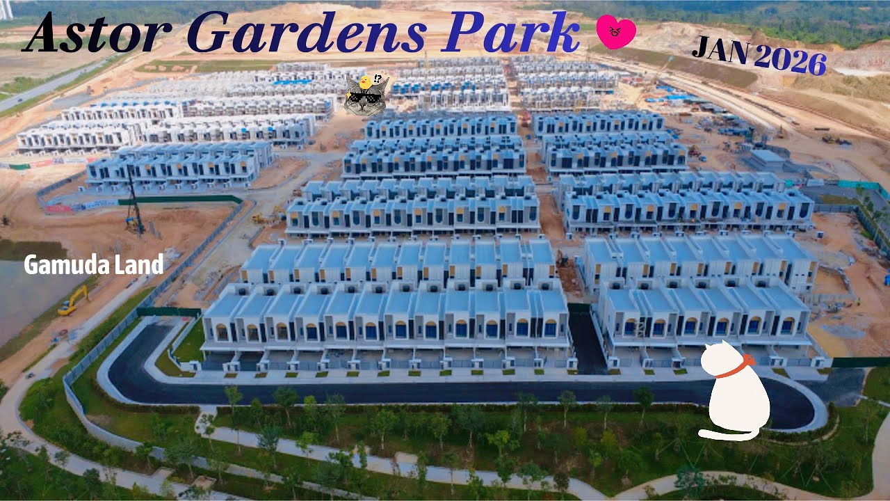 Park Astor Gardens #gamudaland #dom #nowydom #materiały filmowe #selangor #drone #Malezja