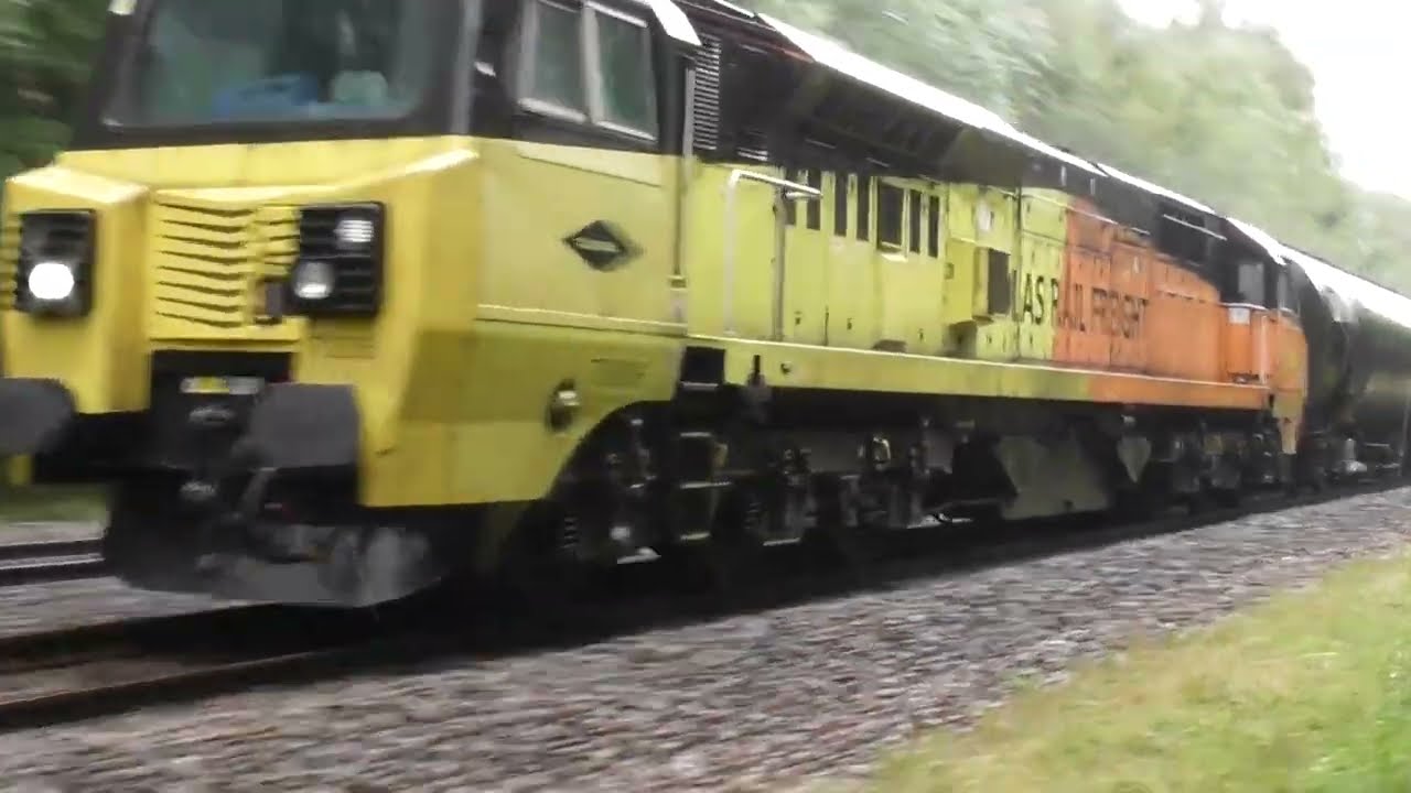 70806 at Luddenden Foot at 11:33am on Monday 3rd July 2023. Please subscribe to my channel.